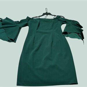 Calvin Klein off-the-shoulder knee length dress